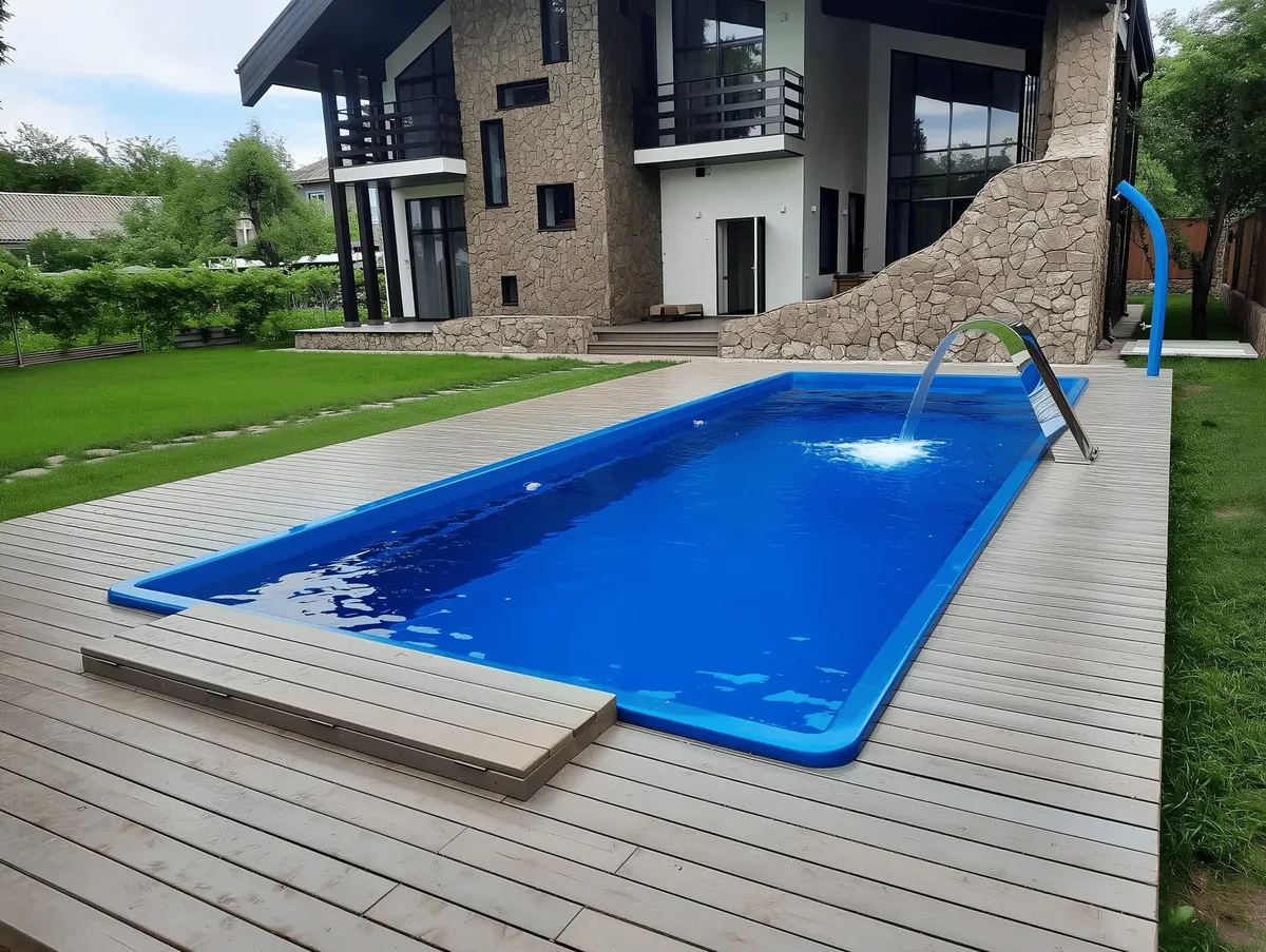 Композитный бассейн Laguna 9 — вид сверху в Красногорске