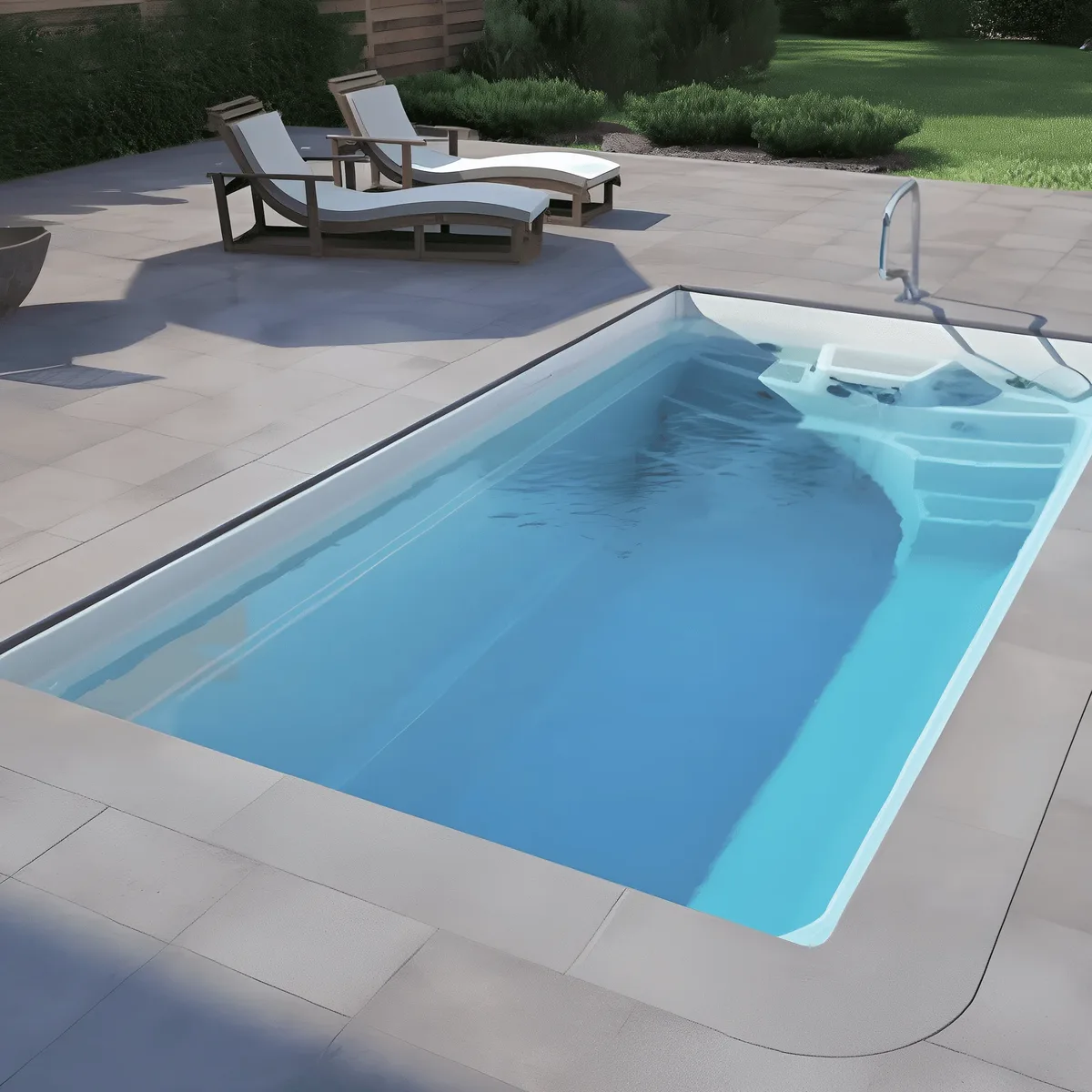 Композитный бассейн Laguna 5 — вид сверху в Красногорске