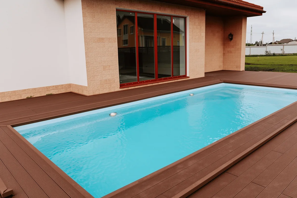 Композитный бассейн Laguna 8 — вид сверху в Красногорске